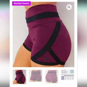 XL Lunar Body - High Waisted Retro Booty Shorts